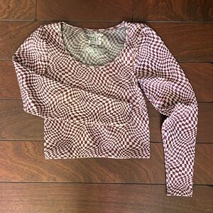 Wallflower stretchy cropped top